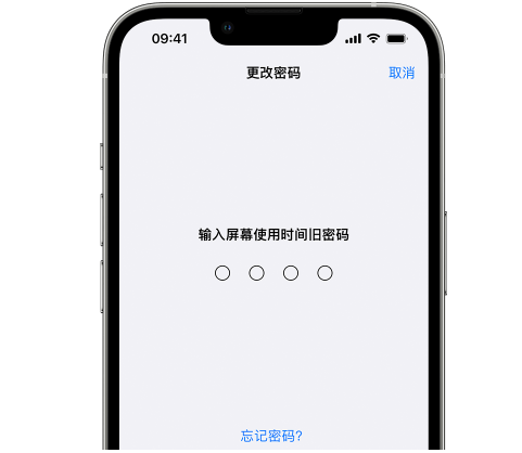 沙湖镇iPhone屏幕维修分享iPhone屏幕使用时间密码忘记了怎么办 