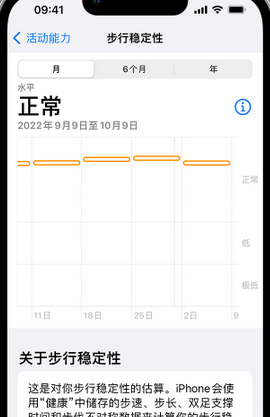 沙湖镇iPhone手机维修如何在iPhone开启'步行稳定性通知'