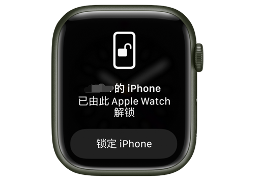 沙湖镇苹果手机维修分享用 AppleWatch 解锁配备面容 ID 的 iPhone方法 