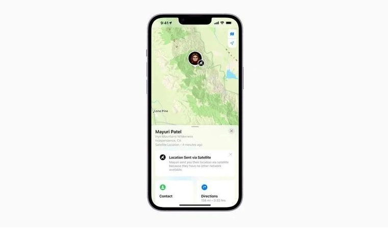 沙湖镇苹果14维修分享iPhone14系列中 FindMy功能通过卫星分享位置方法教程 